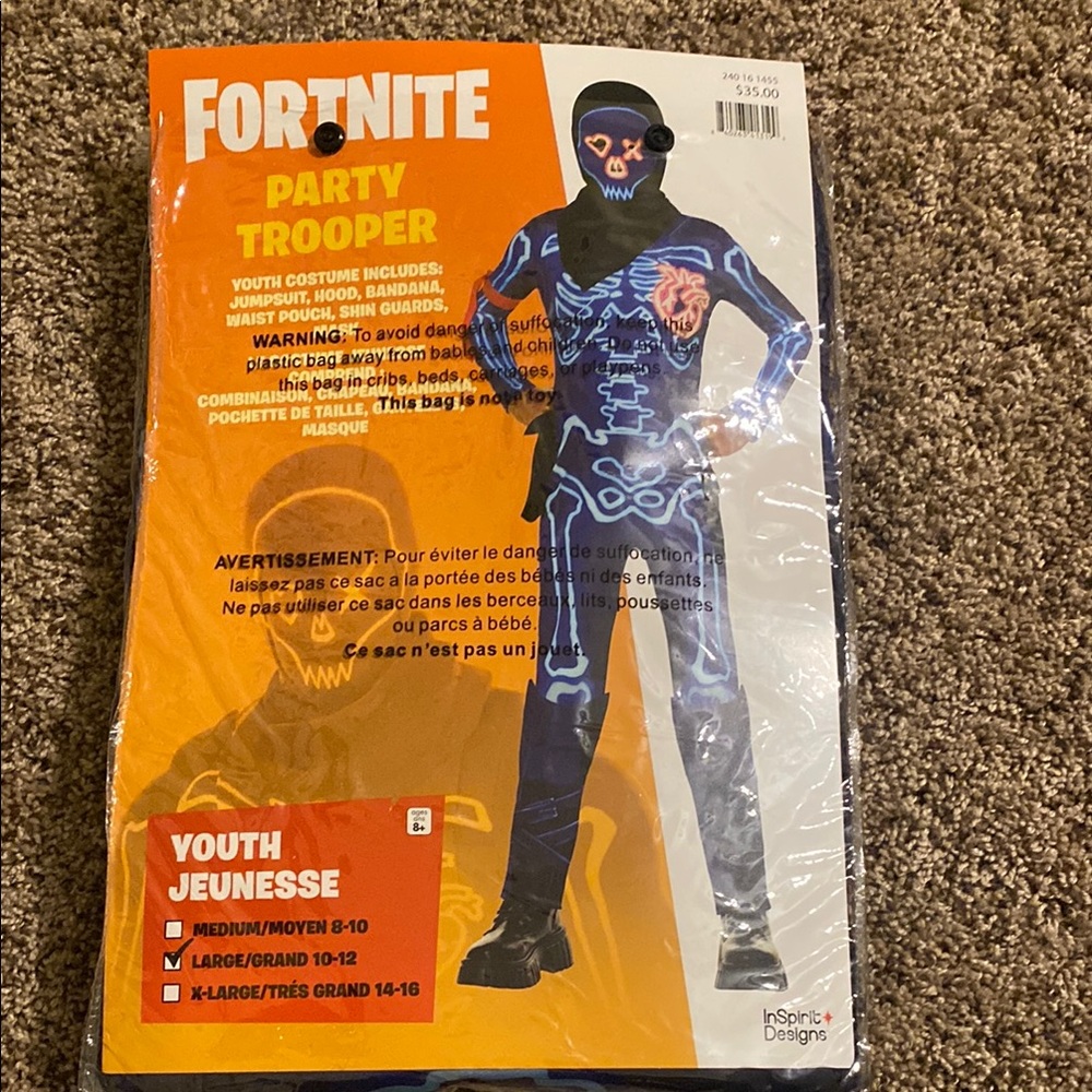 Inspire Black and Blue Halloween Costume
